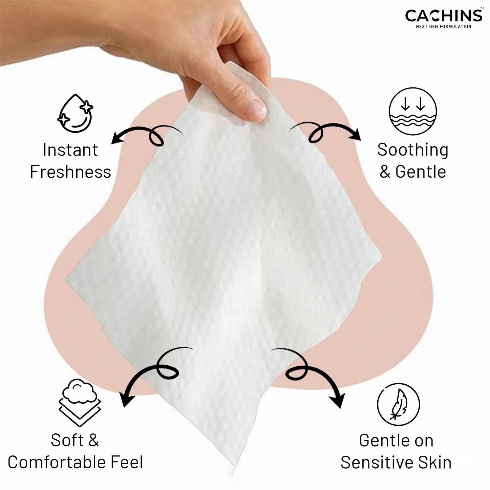 Intima Shield Hygiene Wet Wipes | Lactic Acid, Aloe Vera & Chamomile Extract | pH-Balanced Intimate Care | Freshening, Gentle & Daily Hygiene Wipes for Women – 50 Wipes - Image 3