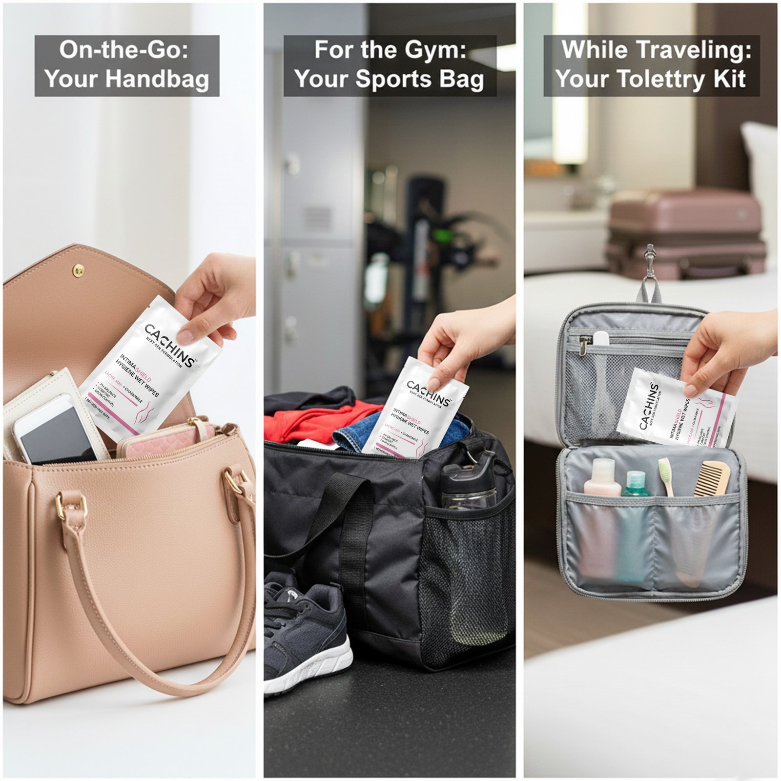 Intima Shield Hygiene Wet Wipes | Lactic Acid, Aloe Vera & Chamomile Extract | pH-Balanced Intimate Care | Freshening, Gentle & Daily Hygiene Wipes for Women – 50 Wipes - Image 5